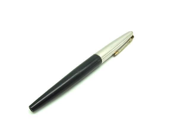 PARKER パーカー 万年筆 筆記用具 文房具 ステーショナリー メンズ レディース ブラック系×シルバー系 DJ4336拍卖