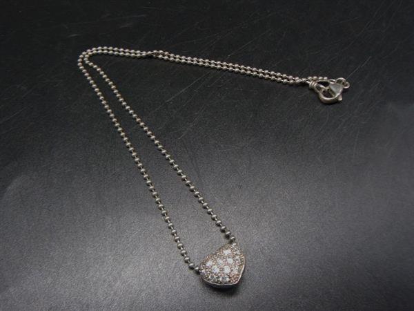Folli Follie フォリフォリ SV925 ハート ラインストーン ネックレス ペンダント アクセサリー レディース シルバー系 DJ3973拍卖