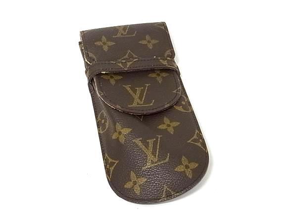 1円 LOUIS VUITTON ルイヴィトン M62970 モノグラム エテュイ リュネット ラバ メガネケース 眼鏡入れ ブラウン系 FT3329拍卖