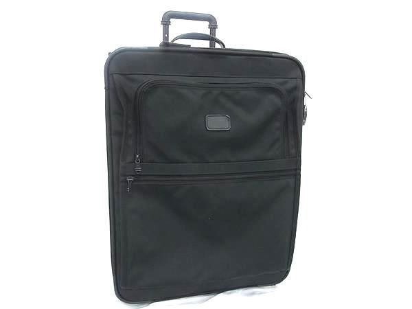 1円 ■美品■ TUMI トゥミ 2283D3 キャンバス 2輪 キャリーケース キャリーバッグ スーツケース トラベルバッグ ブラック系 FU6282拍卖
