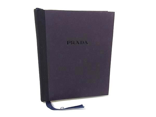 ■美品■ PRADA プラダ スケジュール帳 メモ帳 手帳 文房具 ステーショナリー パープル系×ゴールド系×ネイビー系 DJ0542拍卖