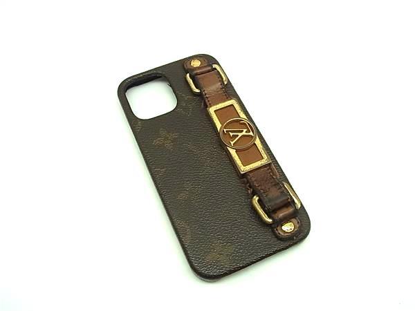 LOUIS VUITTON ルイヴィトン M69782 モノグラム バンパー ドーフィーヌ iPhone 12/12 Pro 対応 アイフォンケース ブラウン系 DI6441拍卖