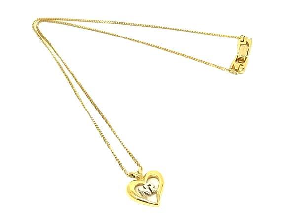 ■美品■ NINA RICCI ニナリッチ ハート ネックレス ペンダント アクセサリー レディース ゴールド系 DK3936拍卖
