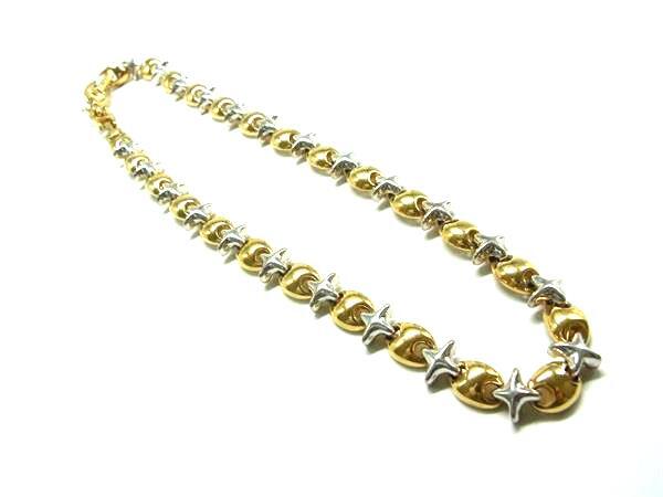 NINA RICCI ニナリッチ ヴィンテージ チョーカー ネックレス アクセサリー レディース ゴールド系×シルバー系 DJ9072拍卖