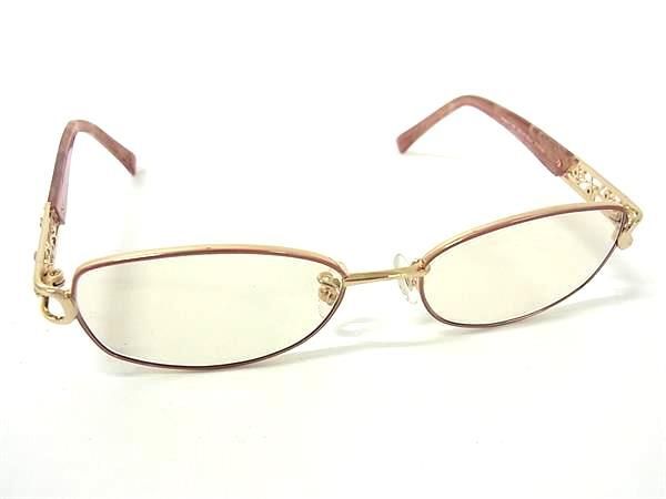 ■新品■未使用■ NINA RICCI ニナリッチ NR26615 ラインストーン 度入り メガネ めがね 眼鏡 レディース ピンク系 DK2999拍卖