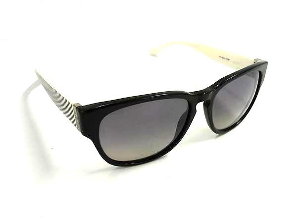 MARC BY MARC JACOBS マークバイマークジェイコブス MMJ 230/S RT2DX ストライプ サングラス メガネ ブラック系×ホワイト系 DJ9672拍卖