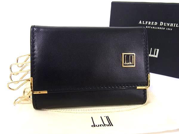■美品■ dunhill ダンヒル コンフィデンシャル レザー 6連 キーケース 鍵入れ メンズ ブラック系 DK3504拍卖