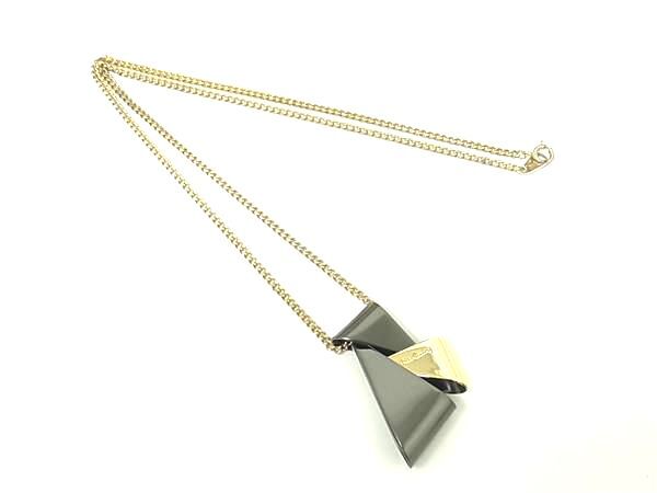 ■美品■ pierre cardin ピエールカルダン ネックレス ペンダンド アクセサリー レディース シルバー系×ゴールド系 DK4392拍卖