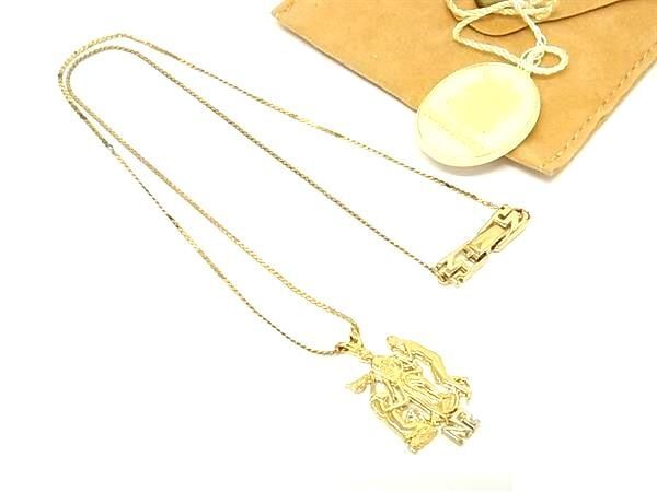 ■美品■ NINA RICCI ニナリッチ ネックレス ペンダンド アクセサリー メンズ レディース ゴールド系 DK4441拍卖