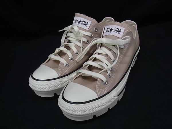 ■極美品■ CONVERSE コンバース キャンバス スニーカー 表記サイズ 29.0cm 靴 シューズ ベージュ系 DK3660拍卖