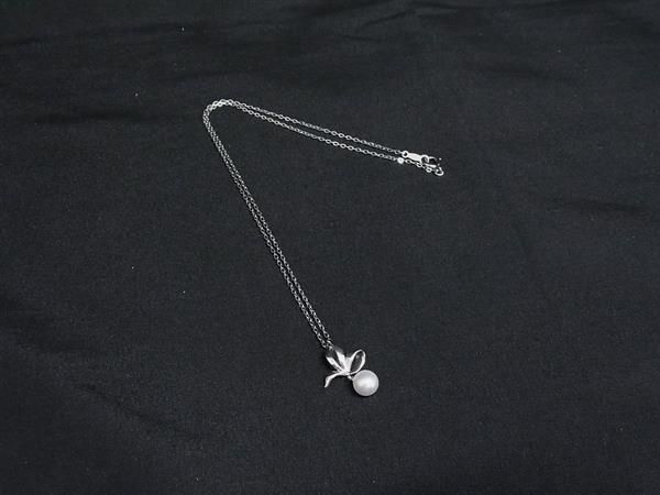 1円 ■美品■ MIKIMOTO ミキモト SV925 本真珠 アコヤ真珠 パール 約6mm ネックレス アクセサリー レディース シルバー系 FS6953拍卖
