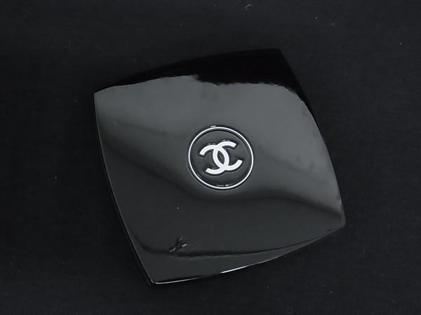■美品■ CHANEL シャネル ココマーク ミロワールドゥーブルファセット 折り畳み コンパクトミラー 拡大鏡 ブラック系 DJ1901拍卖