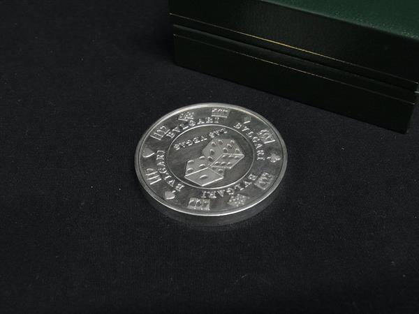 1円 ■美品■ BVLGARI ブルガリラスベガス限定 SV925 コイン 硬貨 銀貨 メダル シルバー系 FU5461拍卖