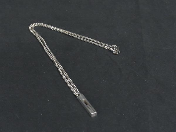 1円 GUCCI グッチ SV925 ネックレス ペンダント アクセサリー メンズ レディース シルバー系 FU7000拍卖