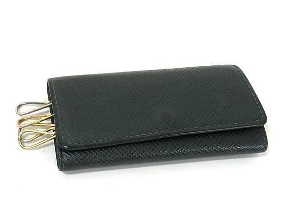 LOUIS VUITTON ルイヴィトン M30524 タイガ ミュルティクレ4 4連 キーケース 鍵入れ レディース メンズ グリーン系 DK3780拍卖
