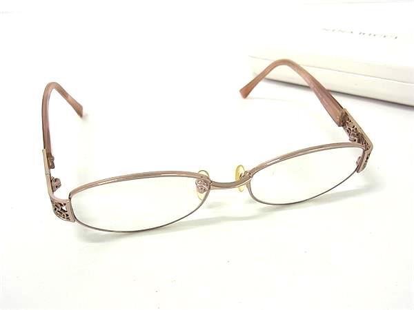 NINA RICCI ニナリッチ 度入り めがね メガネ 眼鏡 レディース ピンクゴールド系 DK1303拍卖