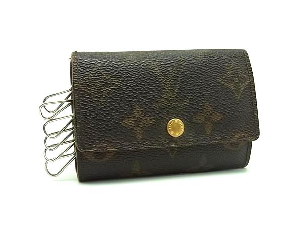 LOUIS VUITTON ルイヴィトン M62630 モノグラム ミュルティクレ6 6連 キーケース 鍵入れ レディース メンズ ブラウン系 DH0239拍卖