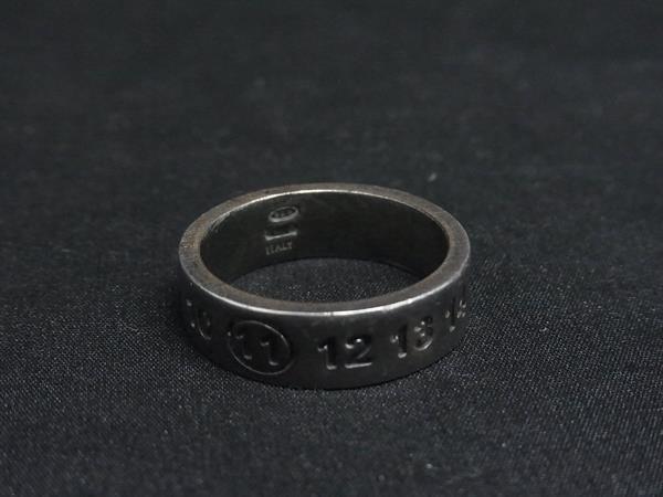 1円 Maison Margiela メゾン マルジェラ SV925 リング 指輪 アクセサリー 約18号 レディース メンズ シルバー系 FU7391拍卖