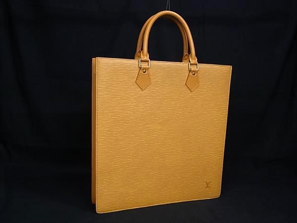 1円 LOUIS VUITTON ルイヴィトン M52079 エピ サックプラ トートバッグ ハンドバッグ レディース メンズ タッシリイエロー FP9532拍卖