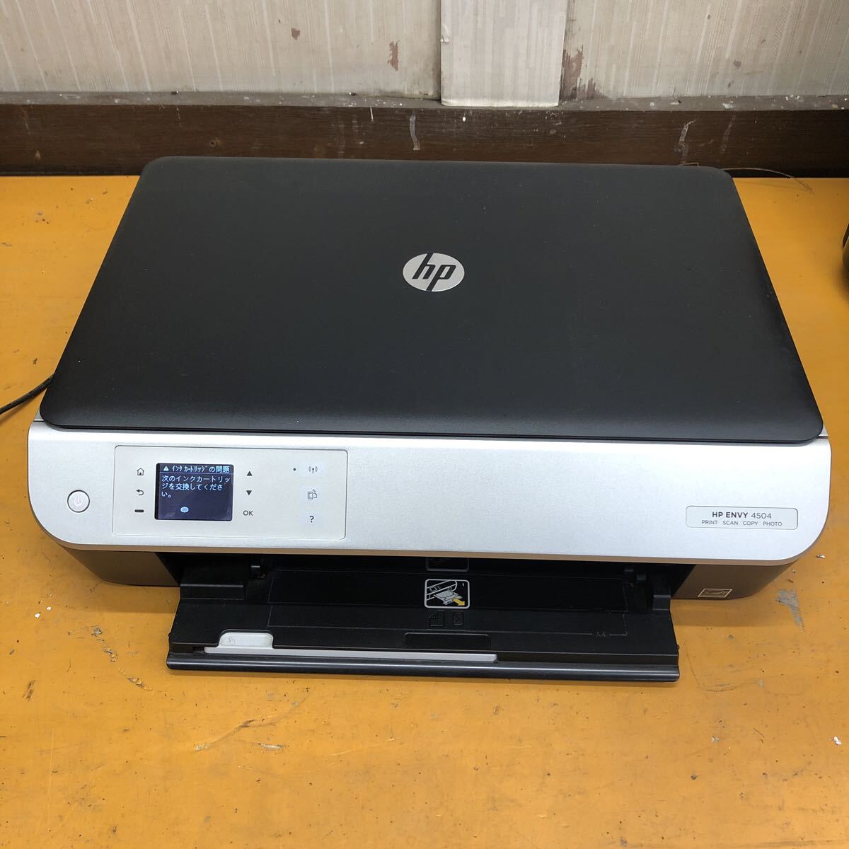 HP ENVY 4504 e-オールインワン プリンター 通電のみ確認 現状品 拍卖