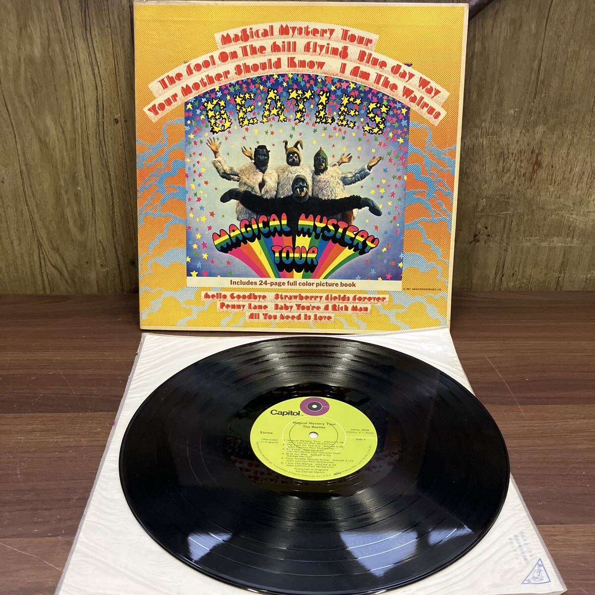 LP盤 レコード The Beatles キャピトル盤 マジカルミステリーツアー ザ・ビートルズ MAGICAL MYSTERY TOUR 邦楽 ロック ポップス拍卖