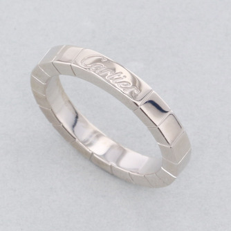 CARTIER カルティエ ラニエールリング 750WG リング・指輪 B4045000 レディース K18ホワイトゴールド シルバー レディース 中古拍卖