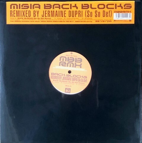 ☆MISIA 「めくばせのブルース (DJ Watarai Remix) / BACK BLOCKS (So So Def Mix)」 完全生産限定盤 アナログ・レコード 12インチ 未開封拍卖