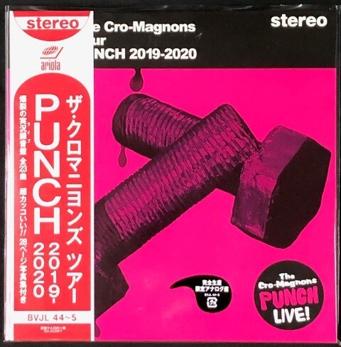 ☆The Cro-Magnons 「ザ・クロマニヨンズ ツアー PUNCH 2019-2020」 完全生産限定盤 180g重量盤 アナログ・レコード LP盤 新品 未使用拍卖
