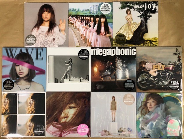 ☆YUKI 「オリジナルアルバム 全11タイトル」 完全生産限定盤 アナログ・レコード LP盤 2枚組 先着購入特典 ステッカー11枚付 新品 未開封拍卖