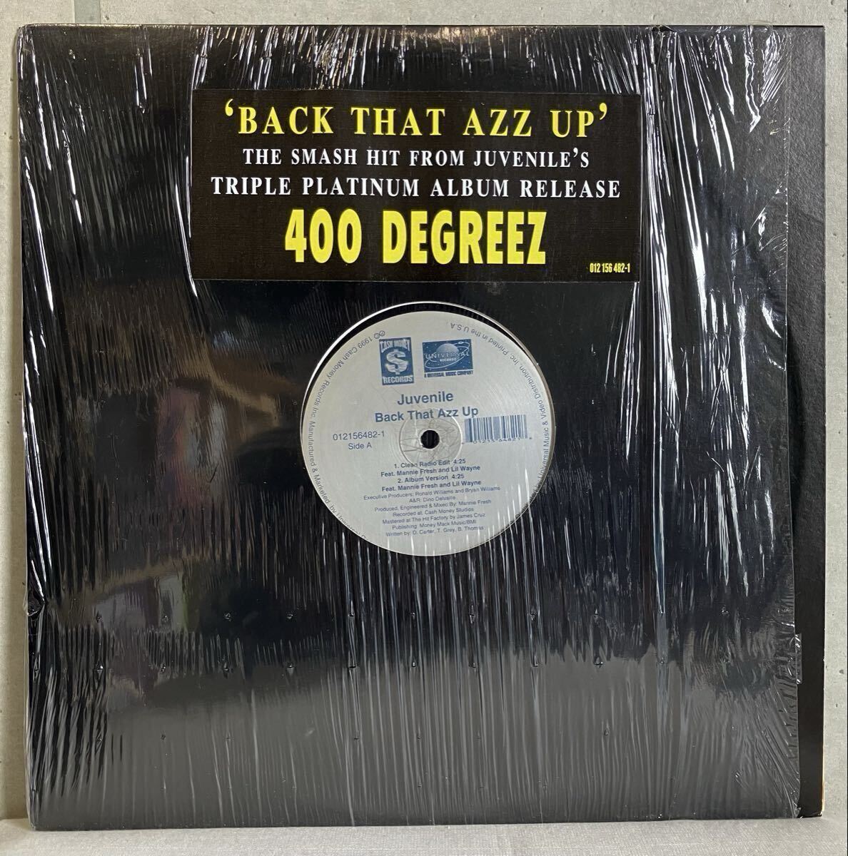 US 12inch / Juvenile - Back That Azz Up (Cash Money Records) / Mannie Fresh / G-Rap South HipHop拍卖