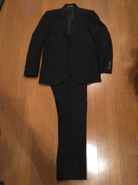 ビジネススーツ セットアップ フォーマル ブラックスーツ拍卖