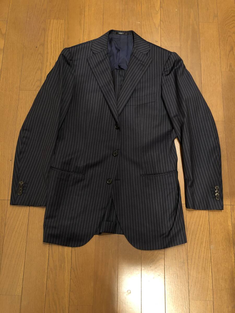 トゥモローランド TOMORROWLAND スーツ セットアップ ネイビー拍卖