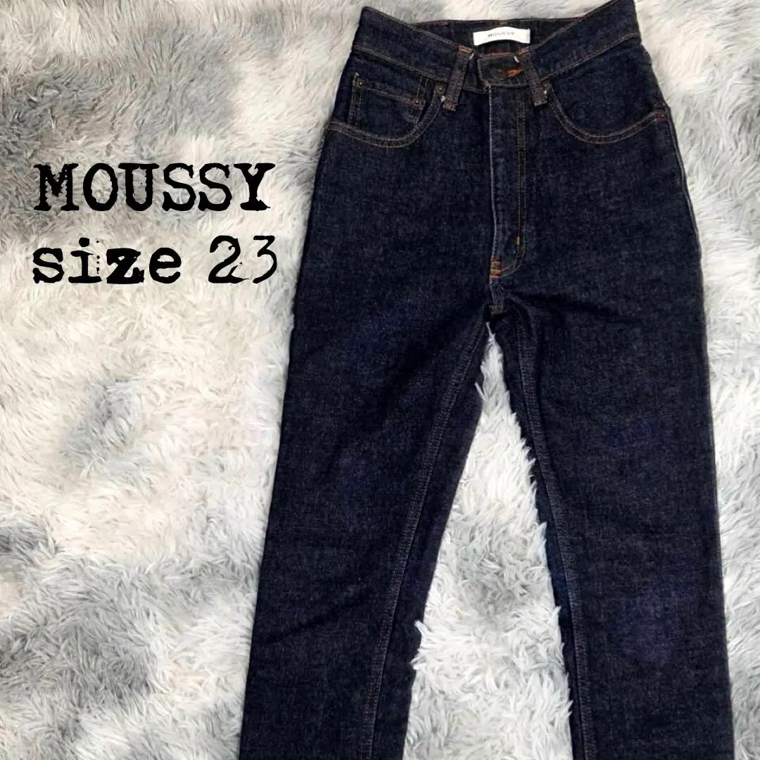 MOUSSY マウジー スキニーデニム ジーンズ 23 インディゴ 0520拍卖