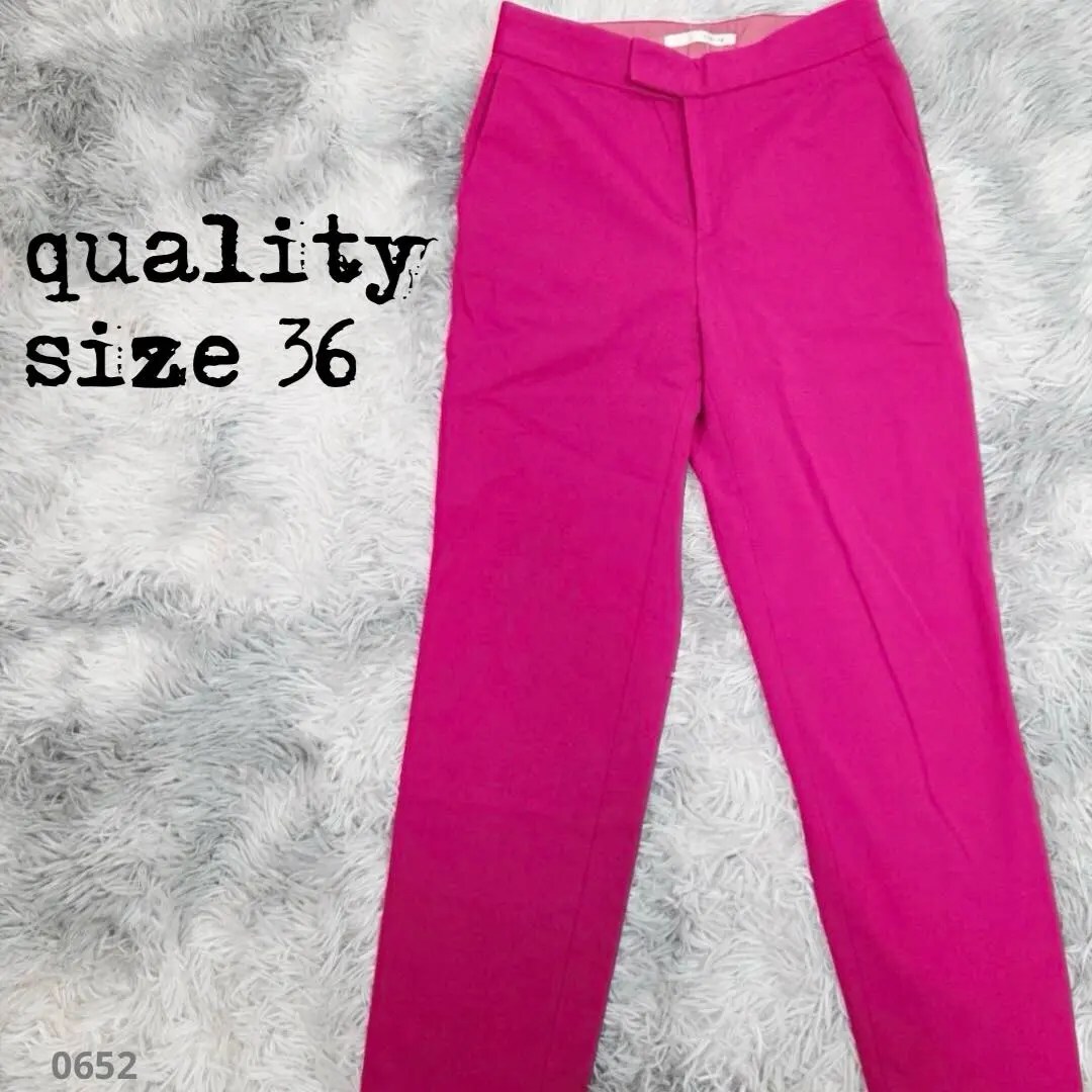 quality カリテ アバハウス パンツ ピンク 36レディース 0652拍卖