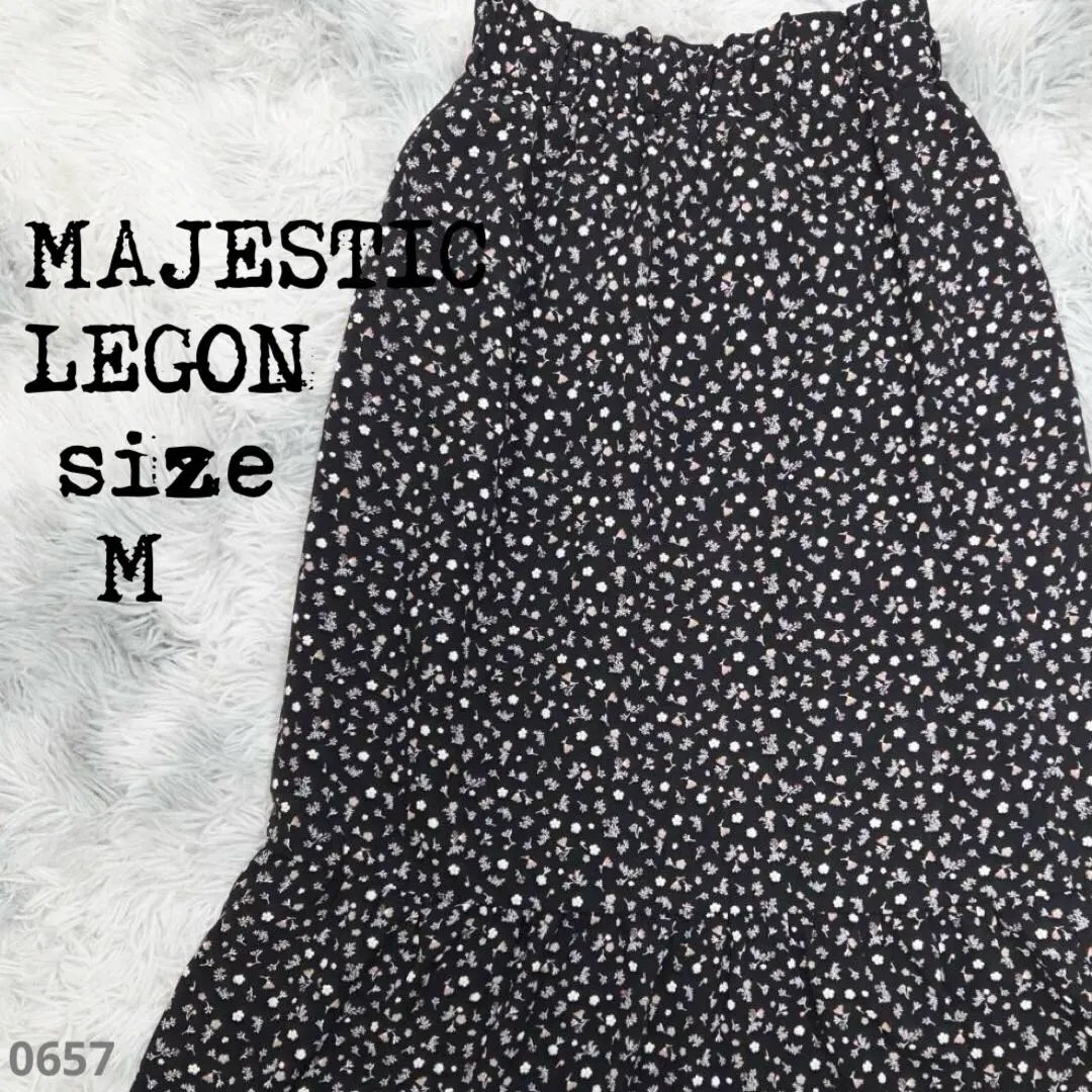 MAJESTIC LEGON マジェスティックレゴン 花柄スカート M 0657拍卖
