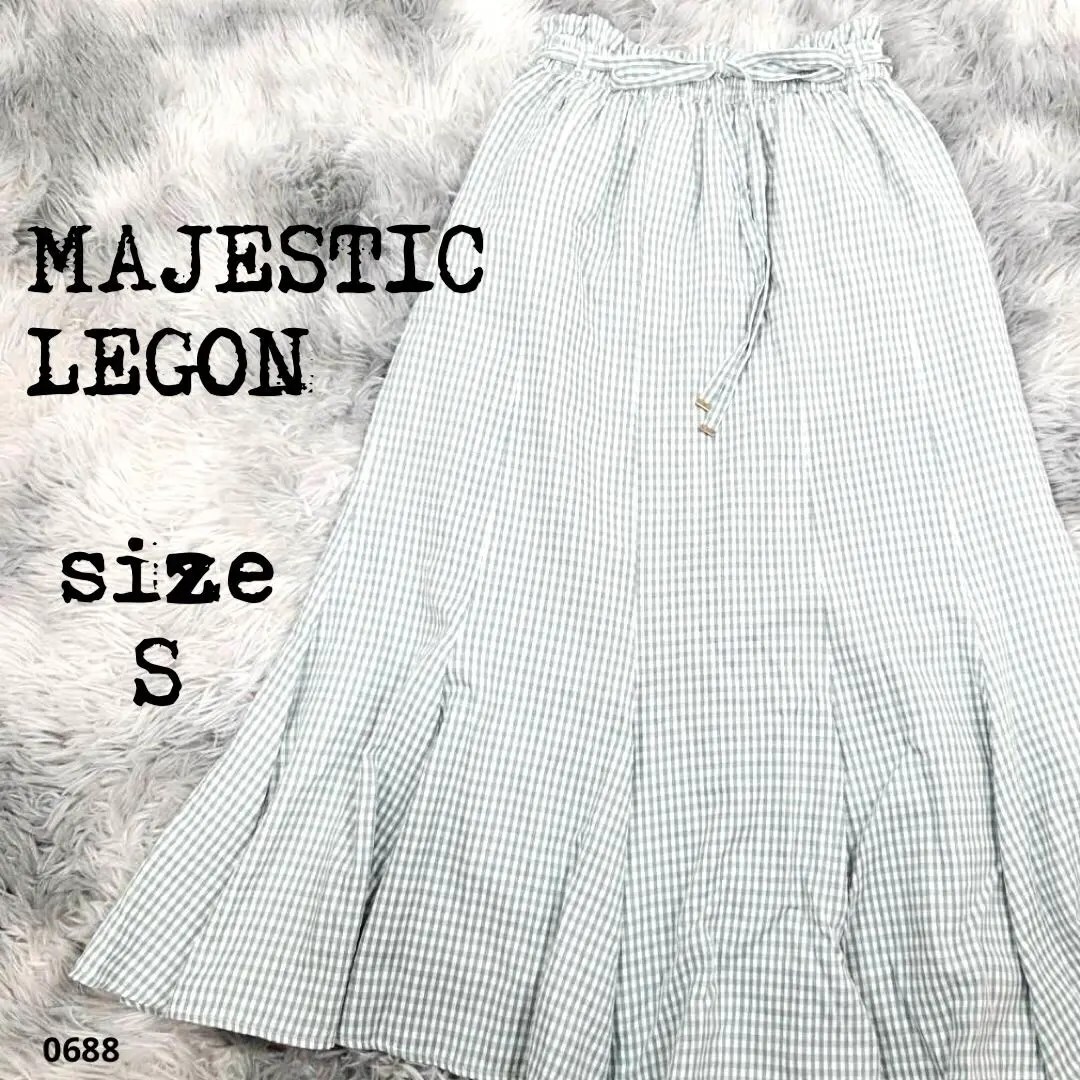Majestic Legon マジェスティックレゴン ギンガムスカート 0688拍卖