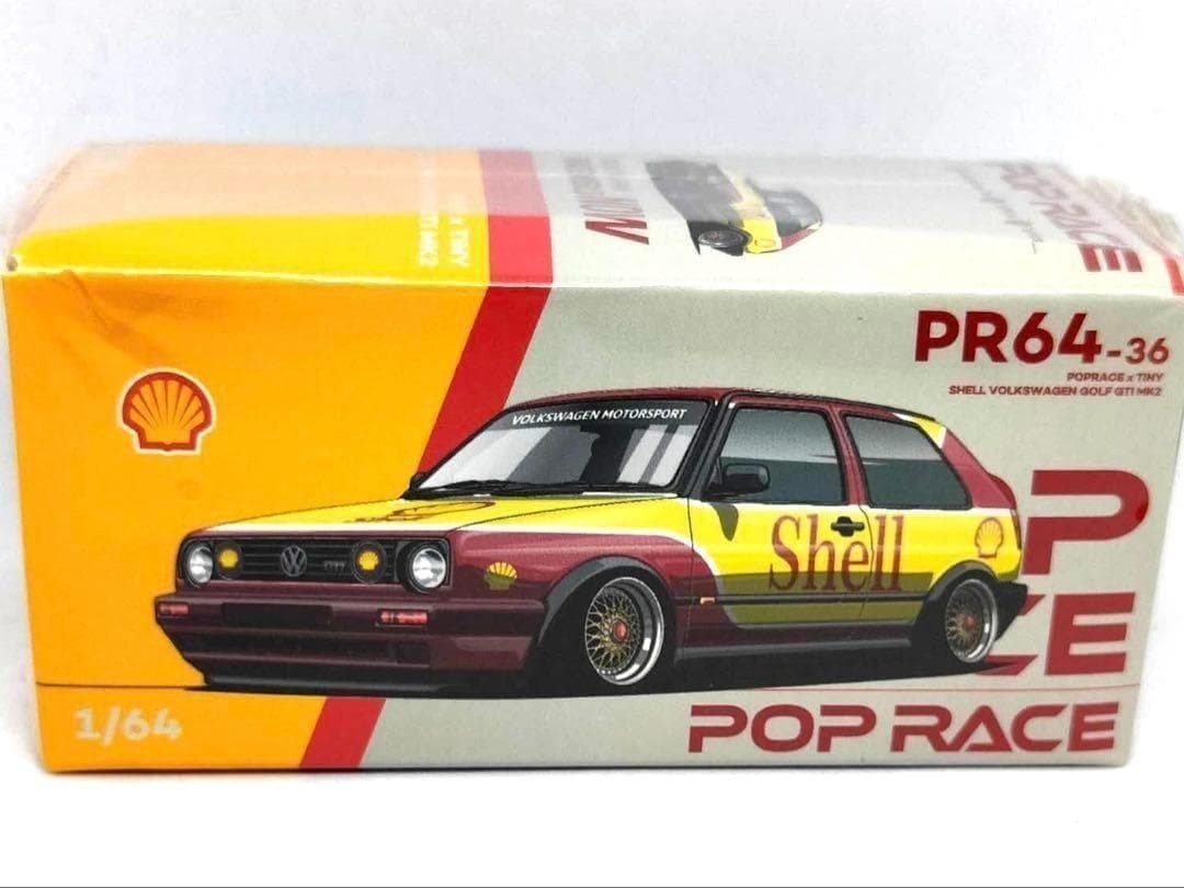 ポップレース PR64-36:難あり 1/64 ゴルフ GTI Mk2 ※28拍卖