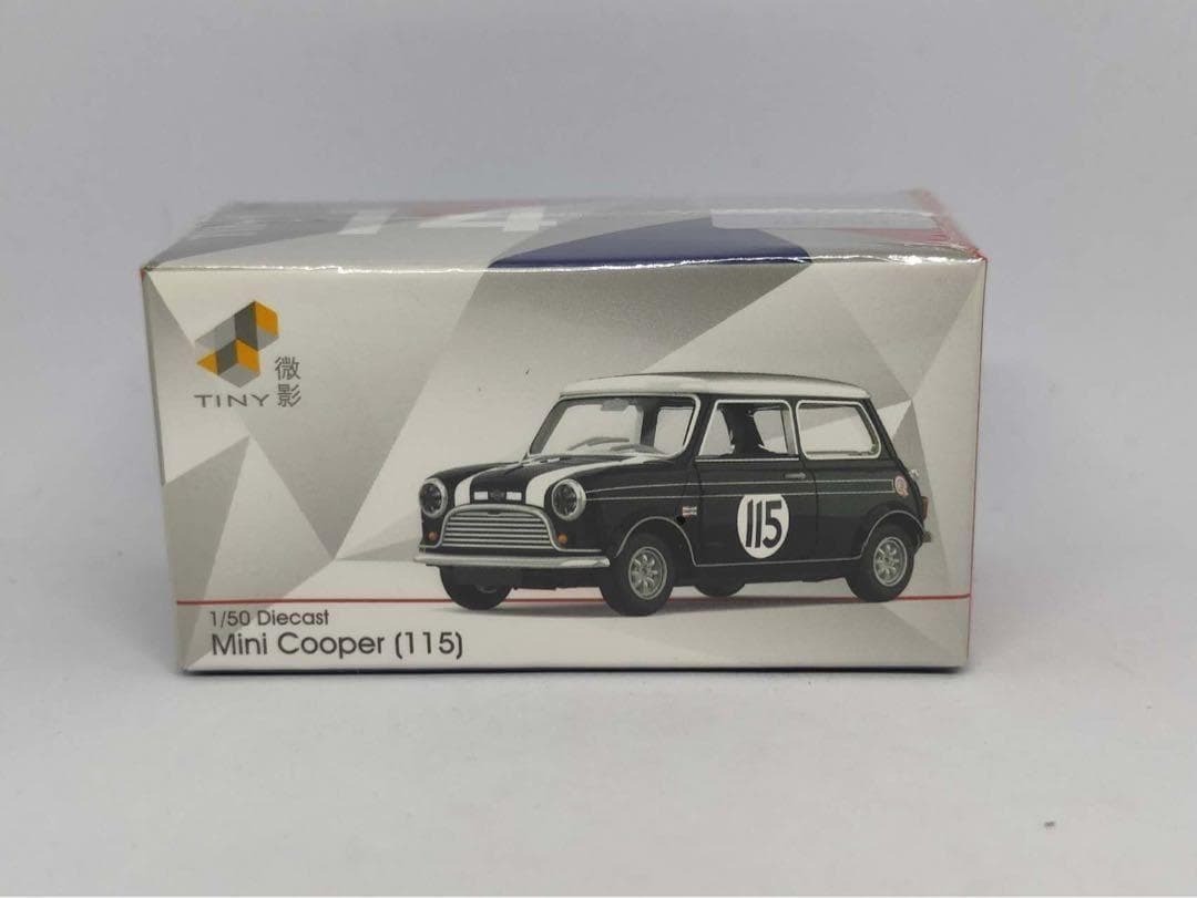 TINY 微影 ミニ クーパー (115) 1/50 ブラック ゼッケン ※28 拍卖