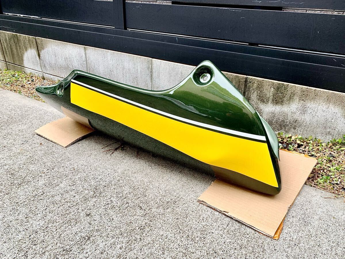 【新品】Z900RS専用 アンダーカウル 社外品 取付金具付属 キャンディトーングリーン カスタム拍卖