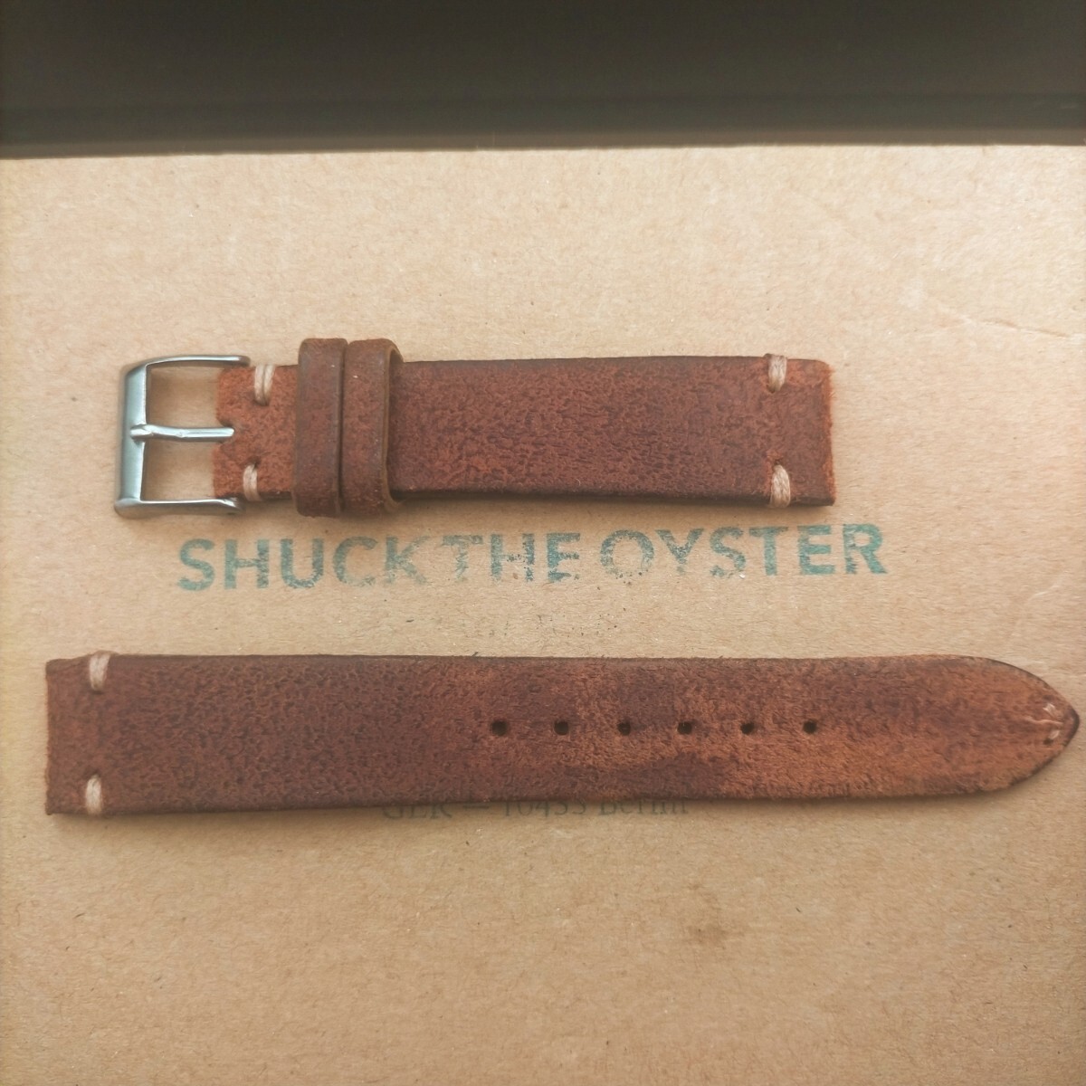 新品 イタリア製 時計ベルト ハンドメイド 18-16mm ヌバック アキュレイトフォルム ホーウィン レマニア 手巻 バタラッシ・カルロ スエード拍卖