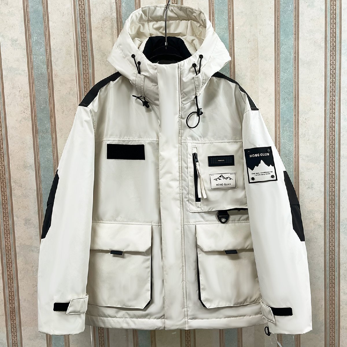 高級 定価10万 FRANKLIN MUSK・アメリカ・ニューヨーク発 ダウンジャケット 保温 防風 軽量 マウンテンパーカー アウトドア 真冬 サイズ3拍卖