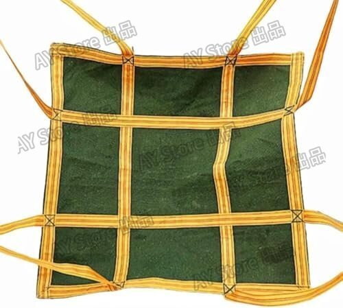 シートモッコ 耐荷重2t 強靭頑丈軽量布モッコ 荷揚げモッコ イージーモッコ モッコタスキ 重物吊り上げ 土壌/砂など(1.5×1.5m) bhw0367拍卖