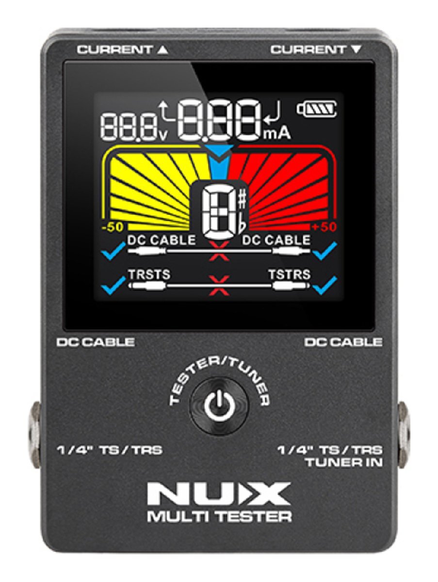 ★NUX NMT-1 / 4 in 1 Multi Tester ケーブルテスター / ペダル電流 電圧計 / クロマチックチューナー★新品送料込拍卖