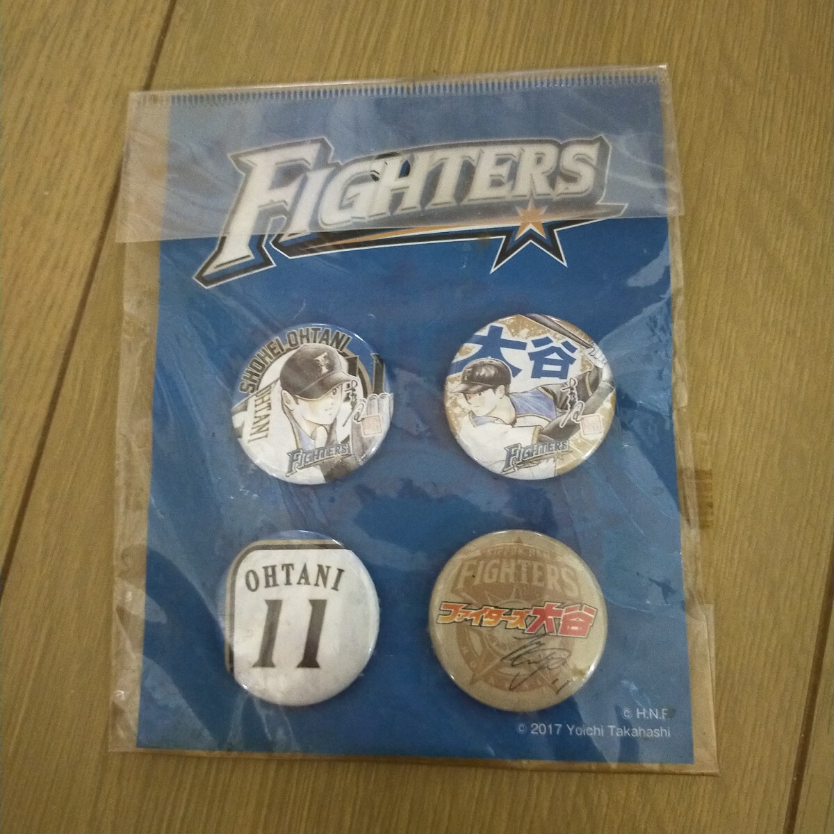 大谷翔平 北海道日本ハムファイターズ 缶バッジ 高橋陽一作拍卖