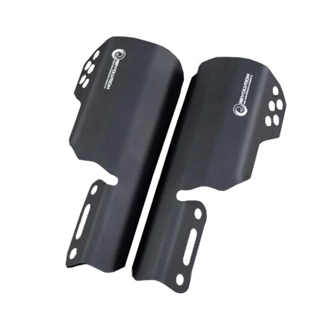 モンキー125 DAX125 フロントフォークガード (ブラック) アルミ モンキー ダックス カスタム パーツ 予約11/26頃出荷拍卖