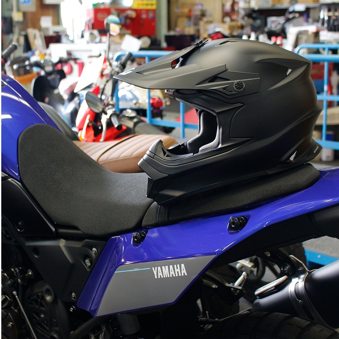 【冬支度SALE】フルフェイス (マットブラック/L) PSC ・ SGマーク / MFJ 公認 軽量 オフロードヘルメット レース FRPグラスファイバー拍卖