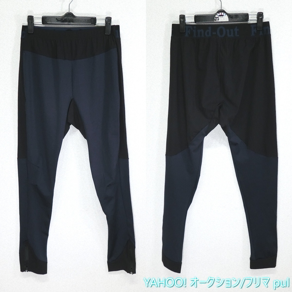 Workman ワークマン Find-Out ストレッチパンツ トレーニングレギンス Mサイズ ネイビー拍卖