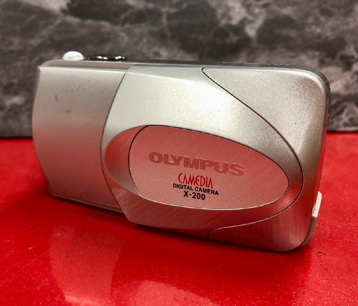 ● OLYMPUS オリンパス CAMEDIA X-200 OLYMPUS LENS AF ZOOM 5.8-17.4mm 1:3.1-5.2 320万画素 デジタルカメラ コンデジ 動作可拍卖