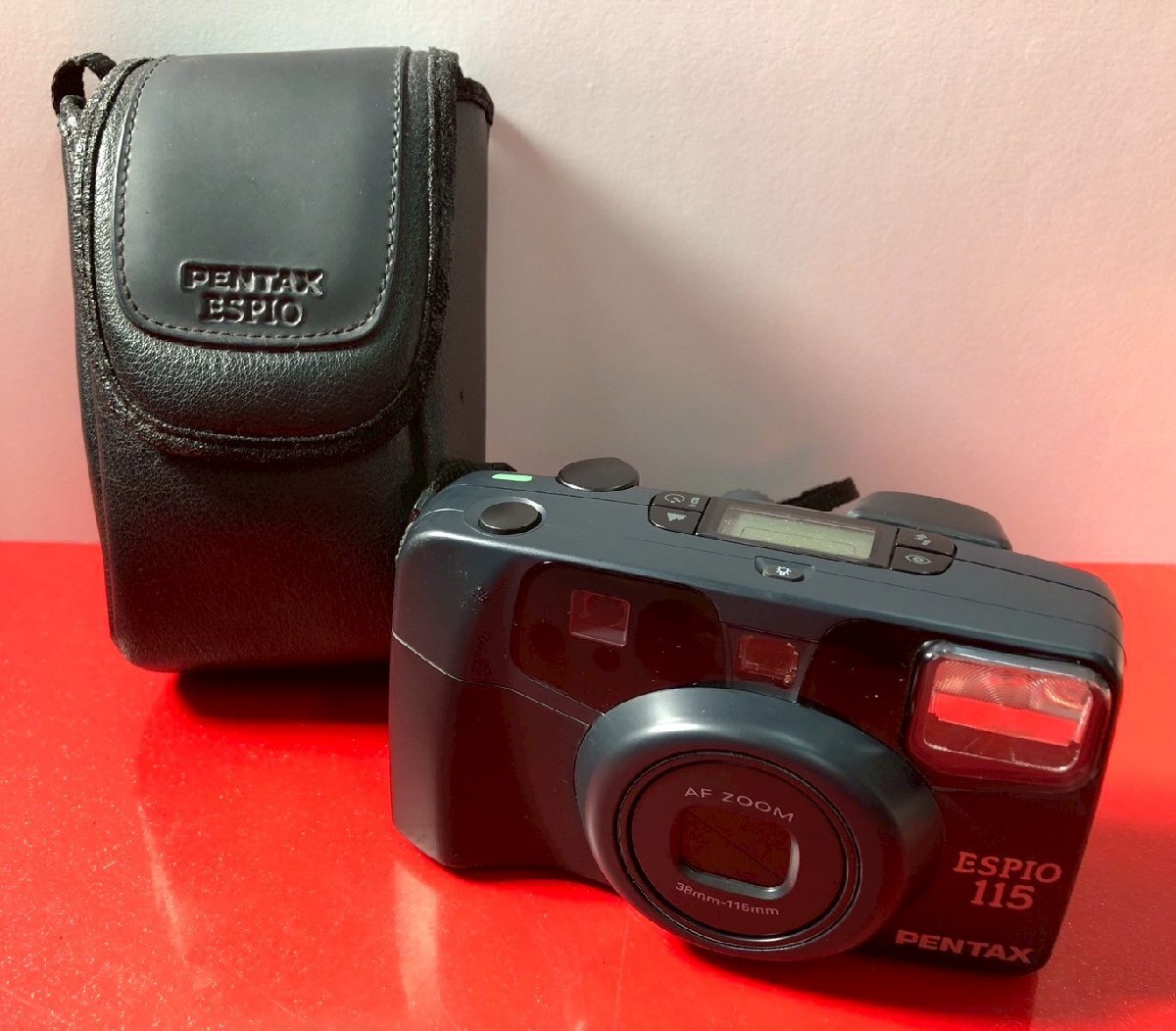 ● PENTAX ペンタックス ESPIO115 AF ZOOM 38mm-115mm コンパクト フィルムカメラ ケース付き 動作可拍卖