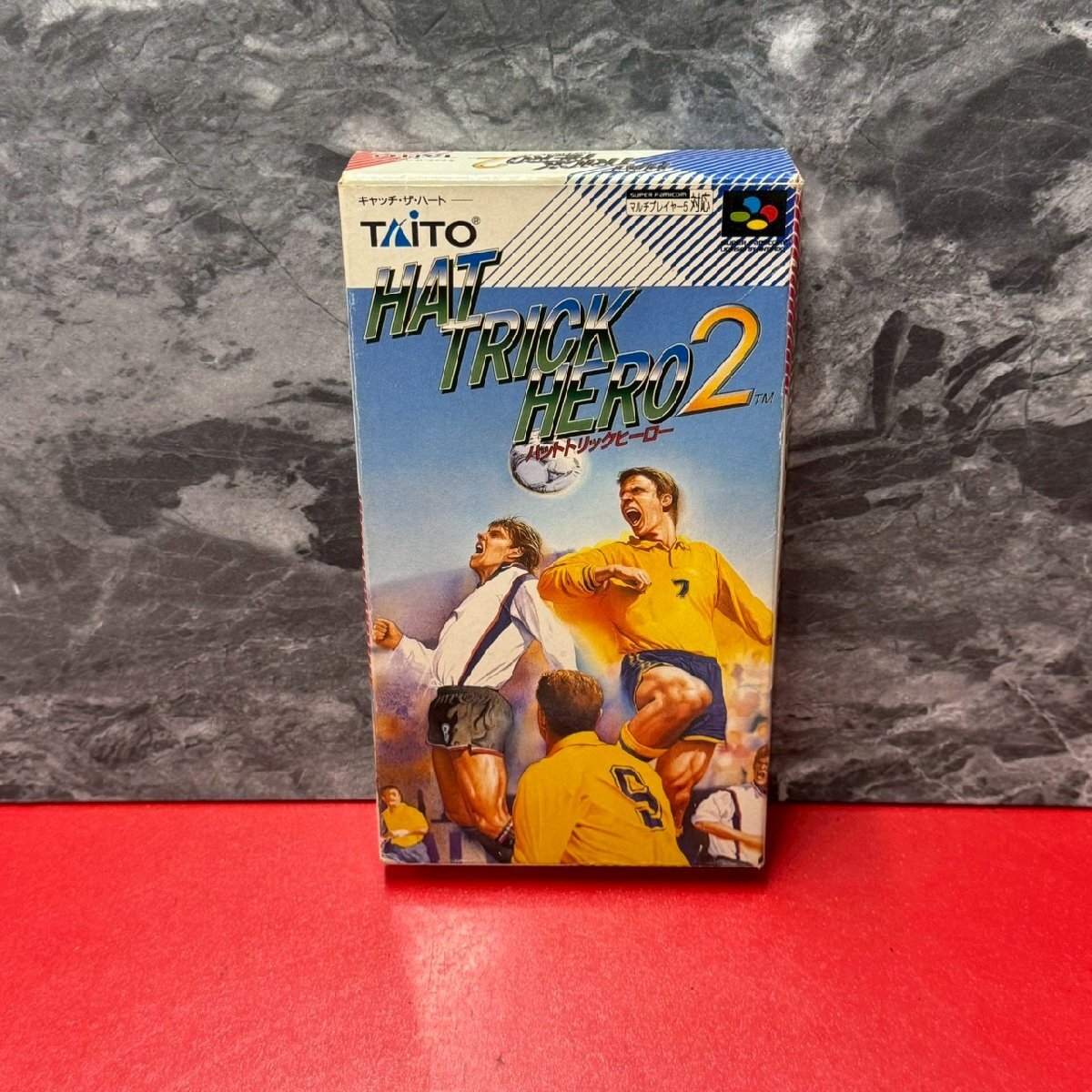 【箱有】ハットトリックヒーロー2 スーパーファミコンソフト スーファミ ゲームソフト拍卖